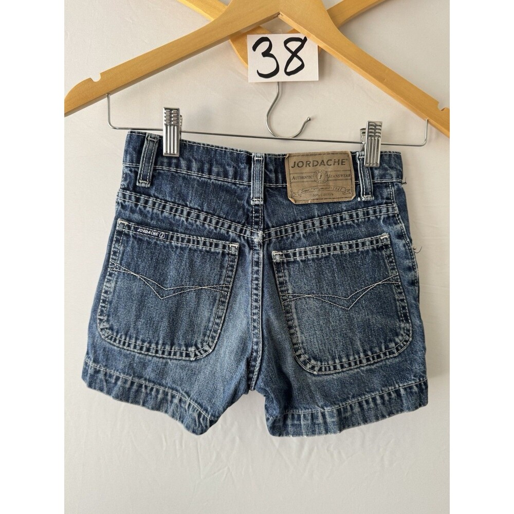 Jordache Girls Size 8 Denim Shorts Blue Jean High Rise Vintage Y2K Youth